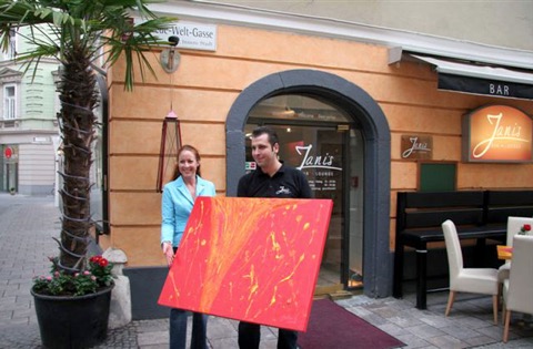 Vernissage Sabine Jocher im Jani's Franziskanerplatz